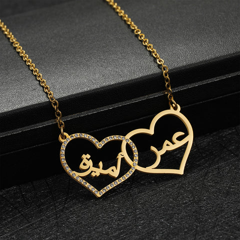 Custom Name Arabic Necklace 18K Gold Plated Necklaces | WOMEN – Modern Wall  Art